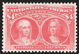 Sale 1245, Lot 1516, 50c-$5.00 1893 Columbian Issue (Scott 240-245)