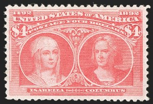 Sale 1245, Lot 1518, 50c-$5.00 1893 Columbian Issue (Scott 240-245)