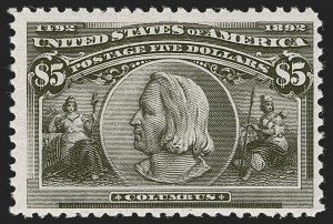 Sale 1245, Lot 1521, 50c-$5.00 1893 Columbian Issue (Scott 240-245)
