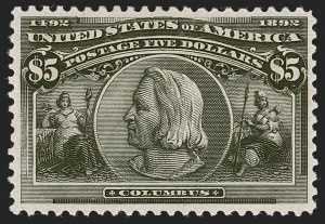 Sale 1245, Lot 1524, 50c-$5.00 1893 Columbian Issue (Scott 240-245)