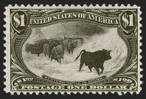 Sale 1245, Lot 1633, $1.00-$2.00 1898 Trans-Mississippi Issue (Scott 292-293)