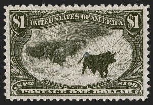 Sale 1245, Lot 1634, $1.00-$2.00 1898 Trans-Mississippi Issue (Scott 292-293)