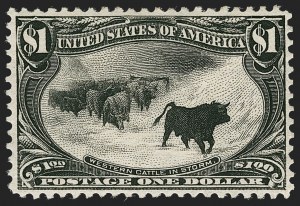 Sale 1245, Lot 1644, $1.00-$2.00 1898 Trans-Mississippi Issue (Scott 292-293)