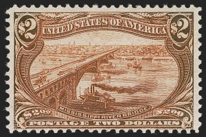 Sale 1245, Lot 1649, $1.00-$2.00 1898 Trans-Mississippi Issue (Scott 292-293)