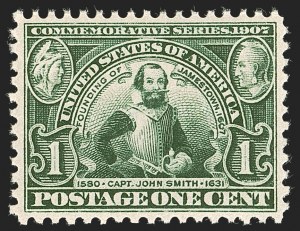 Sale Number 1245, Lot Number 1717, 1907 Jamestown Issue (Scott 328-330)