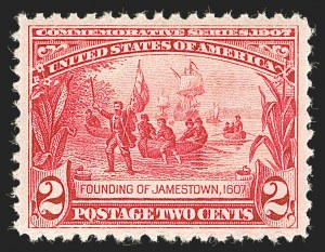 Sale Number 1245, Lot Number 1721, 1907 Jamestown Issue (Scott 328-330)