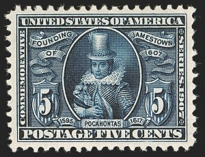 Sale Number 1245, Lot Number 1722, 1907 Jamestown Issue (Scott 328-330)