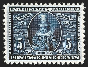 Sale Number 1245, Lot Number 1724, 1907 Jamestown Issue (Scott 328-330)