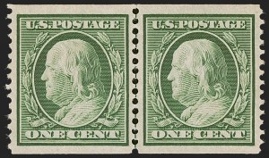 Sale Number 1245, Lot Number 1748, 1908-10 Washington-Franklin Issues (Scott 331-356)