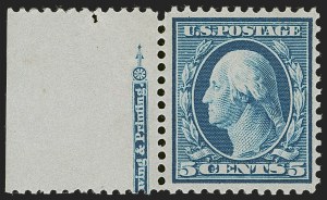 Sale 1245, Lot 1767, 1909 Bluish Paper Issue (Scott 357-366)