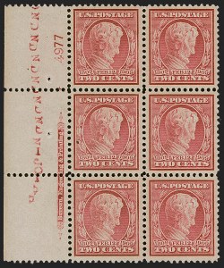 Sale 1245, Lot 1777A, 1909 Bluish Paper Issue (Scott 357-366)