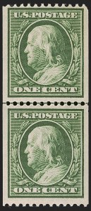Sale 1245, Lot 1788, 1910-13 Washington-Franklin Issue (Scott 374-396)