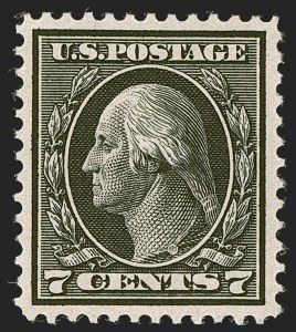 Sale 1245, Lot 1843, 1912-14 Washington-Franklin Issue (Scott 405-423)