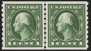 Sale 1245, Lot 1845, 1912-14 Washington-Franklin Issue (Scott 405-423)