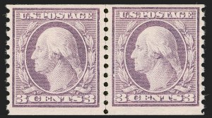 Sale 1245, Lot 1895, 1913-15 Washington-Franklin Issues (Scott 424-461)
