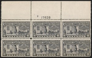Sale 1245, Lot 2080, Special Delivery, Plate Blocks