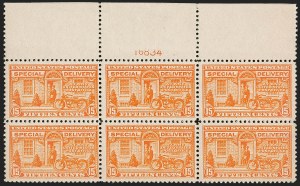 Sale 1245, Lot 2081, Special Delivery, Plate Blocks