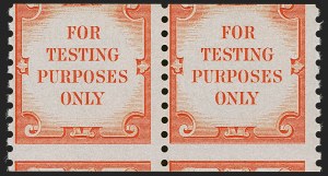 Sale 1245, Lot 2247, Test Stamps and Savings Stamps