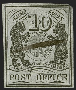 Sale 1247, Lot 10, Postmasters' Provisionals