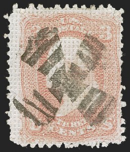 Sale 1247, Lot 152, 1867-68 Grilled Issue (Scott 79-85E)