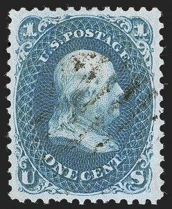 Sale 1247, Lot 184, 1867-68 Grilled Issue, cont. (Scott 86-101)