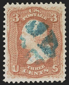Sale 1247, Lot 187, 1867-68 Grilled Issue, cont. (Scott 86-101)