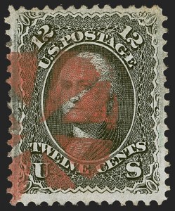 Sale 1247, Lot 193, 1867-68 Grilled Issue, cont. (Scott 86-101)