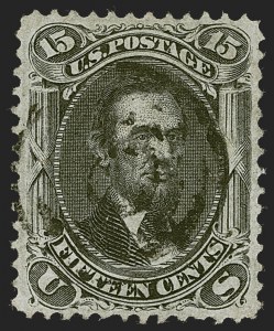 Sale 1247, Lot 195, 1867-68 Grilled Issue, cont. (Scott 86-101)