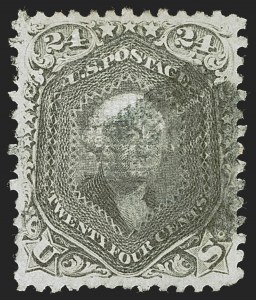 Sale 1247, Lot 197, 1867-68 Grilled Issue, cont. (Scott 86-101)