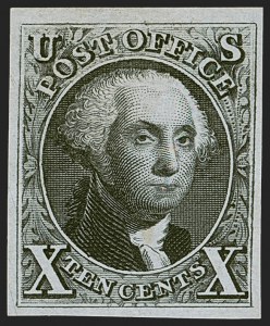 Sale 1247, Lot 20, 1847 Issue and 1875 Reproduction (Scott 1-4)