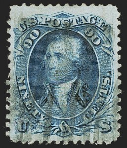 Sale 1247, Lot 203, 1867-68 Grilled Issue, cont. (Scott 86-101)