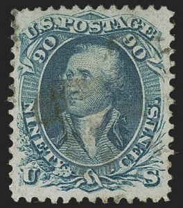 Sale 1247, Lot 204, 1867-68 Grilled Issue, cont. (Scott 86-101)