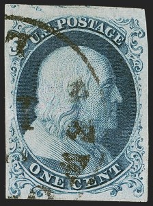 Sale Number 1247, Lot Number 22, 1851-56 Issue (Scott 5-17)