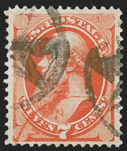 Sale 1247, Lot 276, 1870-71 National Bank Note Co. Grilled Issue (Scott 134-144)