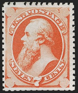 Sale 1247, Lot 303, 1875 Continental Bank Note Co. Hard Paper Special Printing (Scott 167-177)