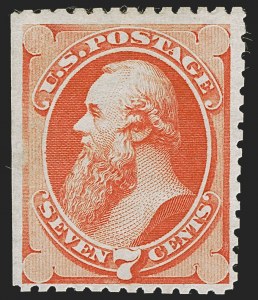 Sale 1247, Lot 304, 1875 Continental Bank Note Co. Hard Paper Special Printing (Scott 167-177)