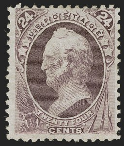Sale 1247, Lot 313, 1875 Continental Bank Note Co. Hard Paper Special Printing (Scott 167-177)
