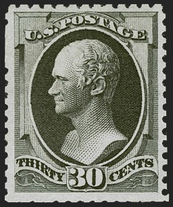 Sale 1247, Lot 314, 1875 Continental Bank Note Co. Hard Paper Special Printing (Scott 167-177)