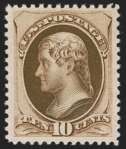 Sale 1247, Lot 320, 1879 American Bank Note Co. Issue (Scott 182-191)
