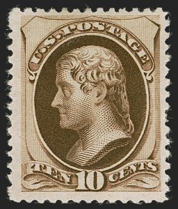 Sale 1247, Lot 328, 1880-83 American Bank Note Co. Soft Paper Special Printing (Scott 192-202, 211D)