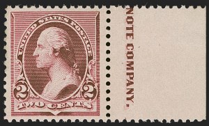 Sale 1247, Lot 347, 1882-93 American Bank Note Co. Issues (Scott 205-229)