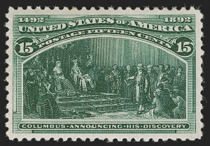 Sale 1247, Lot 372, 1893 Columbian Issue (Scott 230-245)