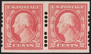 Sale 1247, Lot 481, Privae Vending and Affixing Machine Perforations