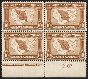 Sale 1247, Lot 487, 1904 Louisiana Purchase, 1907 Jamestown Issues (Scott 323-330)