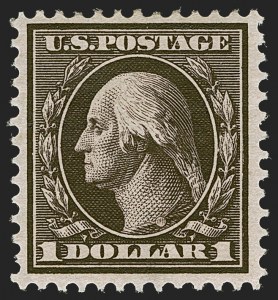 Sale 1247, Lot 505, 1908-10 Washington-Franklin Issues (Scott 331-356)