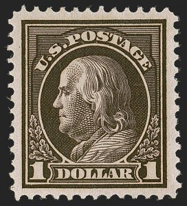 Sale Number 1247, Lot Number 579, 1912-14 Washington-Franklin Issue (Scott 405-423)