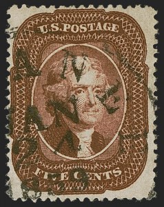 Sale 1247, Lot 66, 1857-60 Issue (Scott 18-39)