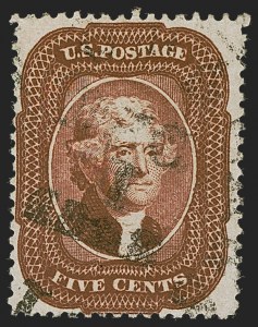 Sale 1247, Lot 67, 1857-60 Issue (Scott 18-39)