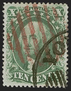 Sale Number 1247, Lot Number 72, 1857-60 Issue (Scott 18-39) Sale Number 1247, Lot Number 72, 1857-60 Issue (Scott 18-39)