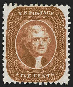 Sale 1247, Lot 89, 1875 Reprint of 1857-60 Issue (Scott 40-47)